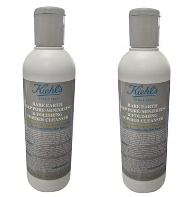2 x Kiehl's Rare Earth Deep Pore-Minimizing & Polishing Powder Cleanser 3.5 oz