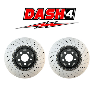 2021-2023 Dodge Charger Challenger Hellcat Scat Pack 400MM 2-Piece Slotted Front