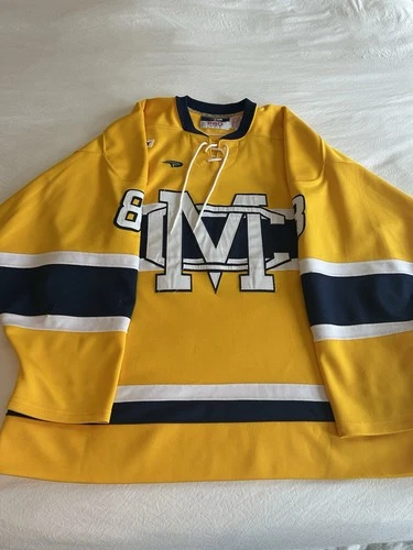 Merrimack Hockey Game Worn Jersey - Hockey East
