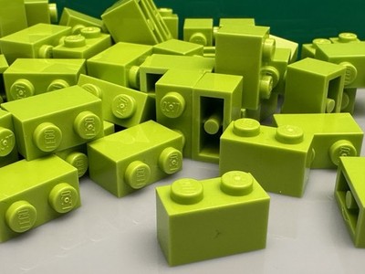 Lego Stein 1 x 2 mit Unterrohr 3004 aus Kalk aus 42652 - 33 Stück NEU
