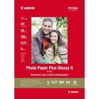 Canon Fotopapier Plus Glossy Ii PP201/A4 Din A4 Weiß 20 Bl./Pack.