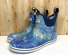 Xtratuf Ankle Deck Boots Men's SIZE 8 Waterproof Rubber Fishing XMAB-MOC (Z)