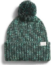 NEW North Face Women's Cozy Chunky Beanie - Dark Sage/Multi-Color, One size