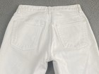 Reformation Jeans Mid-Rise Crop Flare Raw Hem Size 29 White Button-Fly Coastal — photo 8