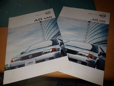NISSAN AD VAN Brochure Japonaise 12002/08 Y11 QG13/15/18DE YD22DO QG18DEN