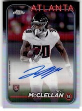 2024 Topps Chrome Jase McClellan Rookie Autographs #RA-JMC Auto