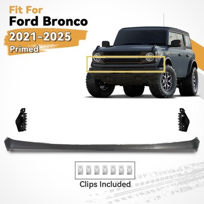 For Ford Bronco 2021-2026 Front Upper Bumper Face Bar Trim Molding Step Pad