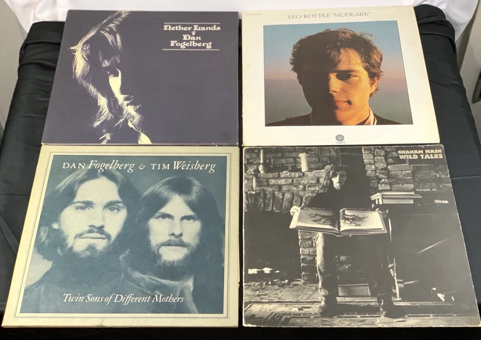 1970s FOLK SOFT ROCK 12 Vinyl LP Lot Dan Fogelberg Nash CSN Joni Mitchell Kottke Foto 2 de 4
