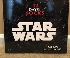 Star Wars Men s 12 days of Christmas Socks
