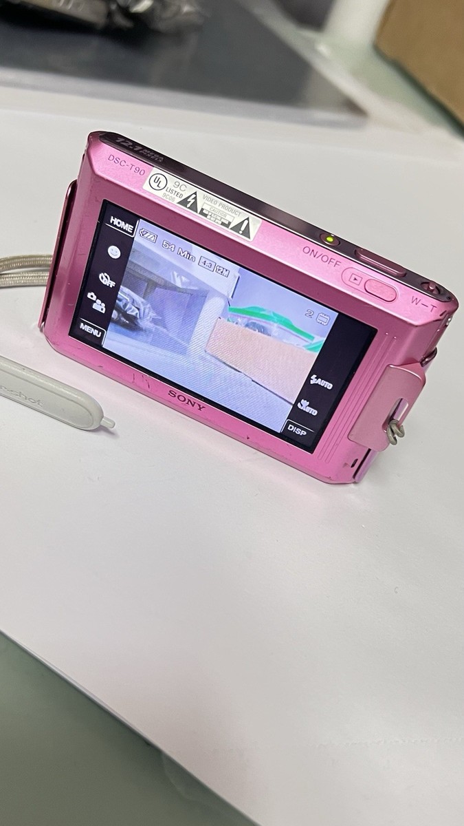 Sony Cyber-shot DSC-T90 12.1MP Digital Camera - pink | eBay