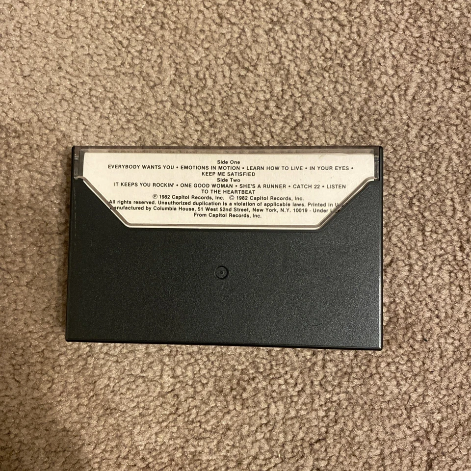 Billy Squier-Emotions In Motion (Cassette, 1982) Tested & Works - Image 3 of 4