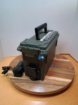 #ad 7RV 4amp;5 Flat Trailer Light Tester Box Power By Milwaukee M12 Drill Battery $120.00