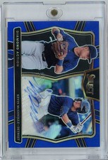 2025 Panini Select Kevin McGonigle #DASKM /49 Blue Prizm Auto RC Baseball Card