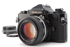 [Almost MINT] Nikon FE Black SLR 35mm Film Camera Ai 50mm f/1.4 From JAPAN