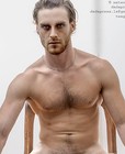 Handsome Male Nude_Rugged Otter_Athletic_Uncut_Mats on Jones_Signed Photo 8x10