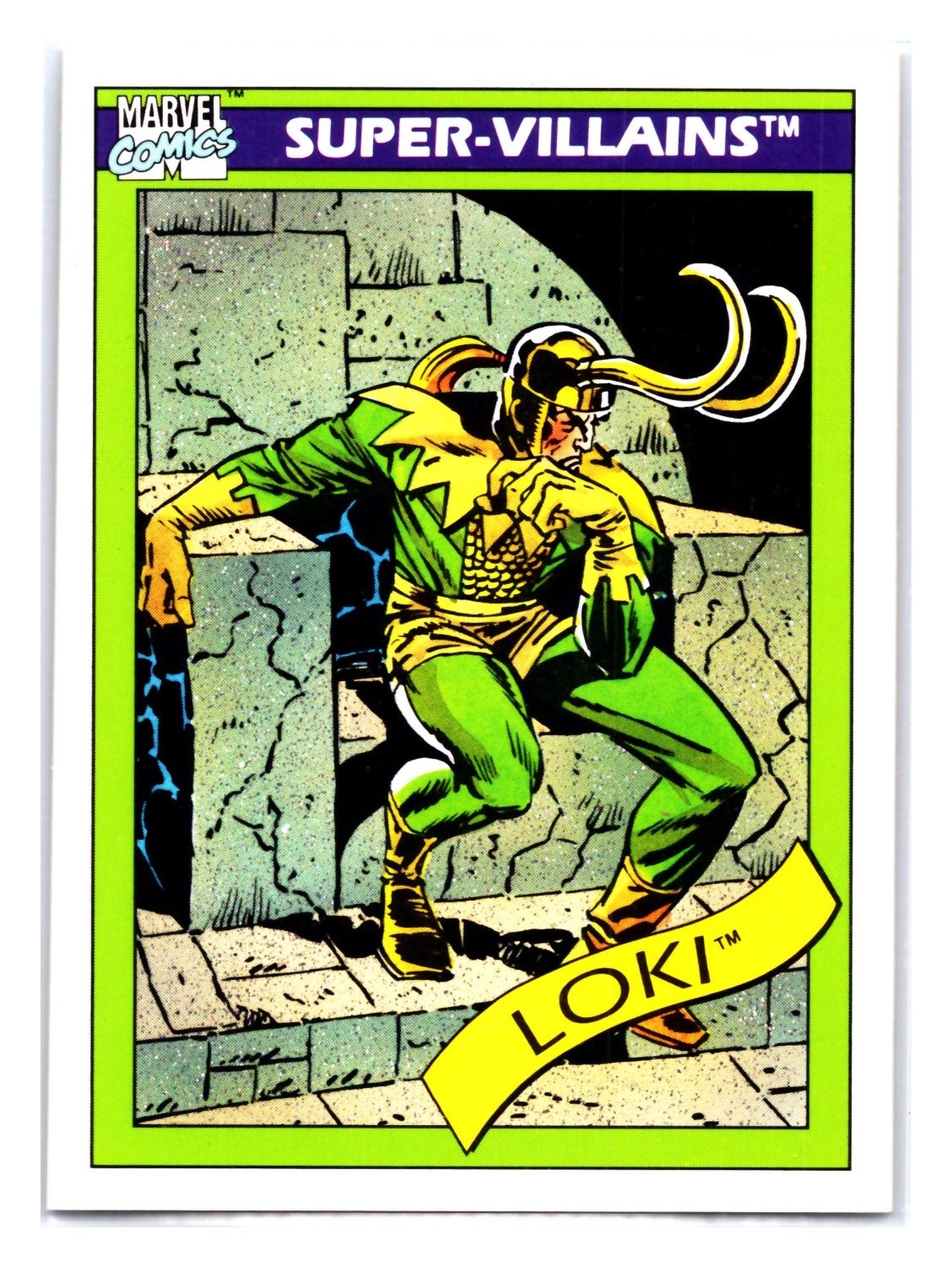 Loki 1990 Impel Marvel Universe #54