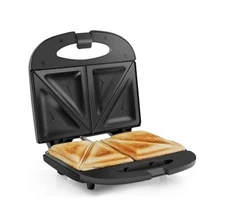 Elite Gourmet ESM2207 Maxi-Matic Sandwich Maker Non-Stick Plates LED Indicators