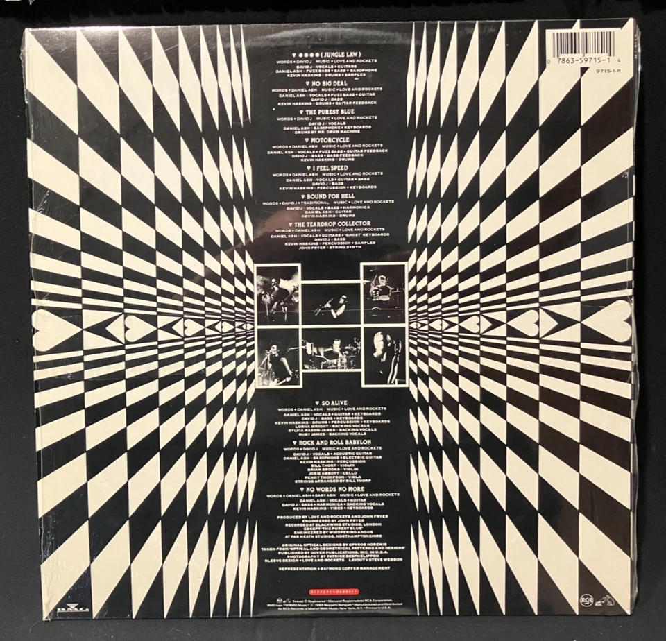 LOVE AND ROCKETS - SAME TITLE LP (IN SHRINK) - Image 2 of 3