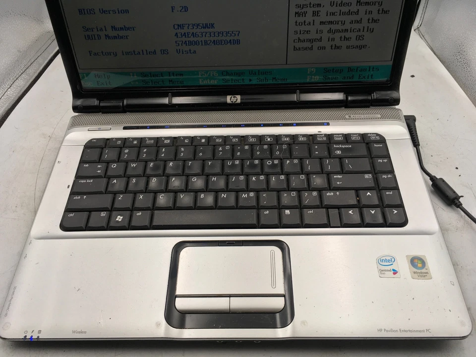 HP PAVILION DV6000 - BOOTS TO BIOS - INTEL CORE DUO T2450 - 1GB RAM - READ - BB - Image 4 of 4