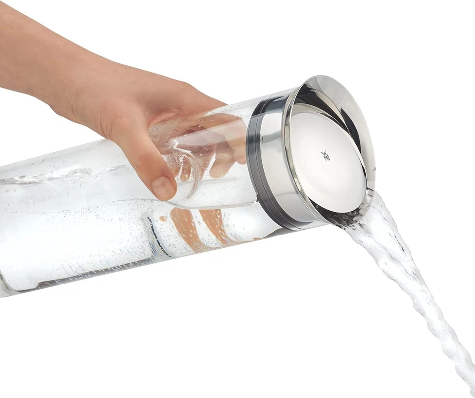 WMF Motion Water Carafe 1.25 Litres Height 29 cm Glass Carafe Closeup Silicone L - Image 3 of 4