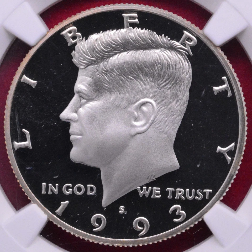 NGC LABEL ERROR! 1993-S  LABELED 1994-S PF-70 SILVER PROOF KENNEDY HALF - Image 3 of 3