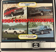 1984 Chevrolet comparisons truck car product training laserdisc dealership tools
