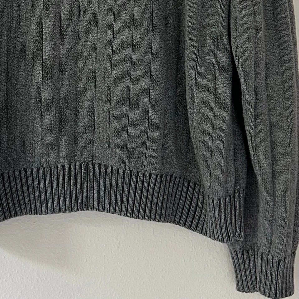 Suéter com nervuras Bass Heritage coleção Henley pescoço simulado preparação algodão clássico XXL - Imagem 4 de 4