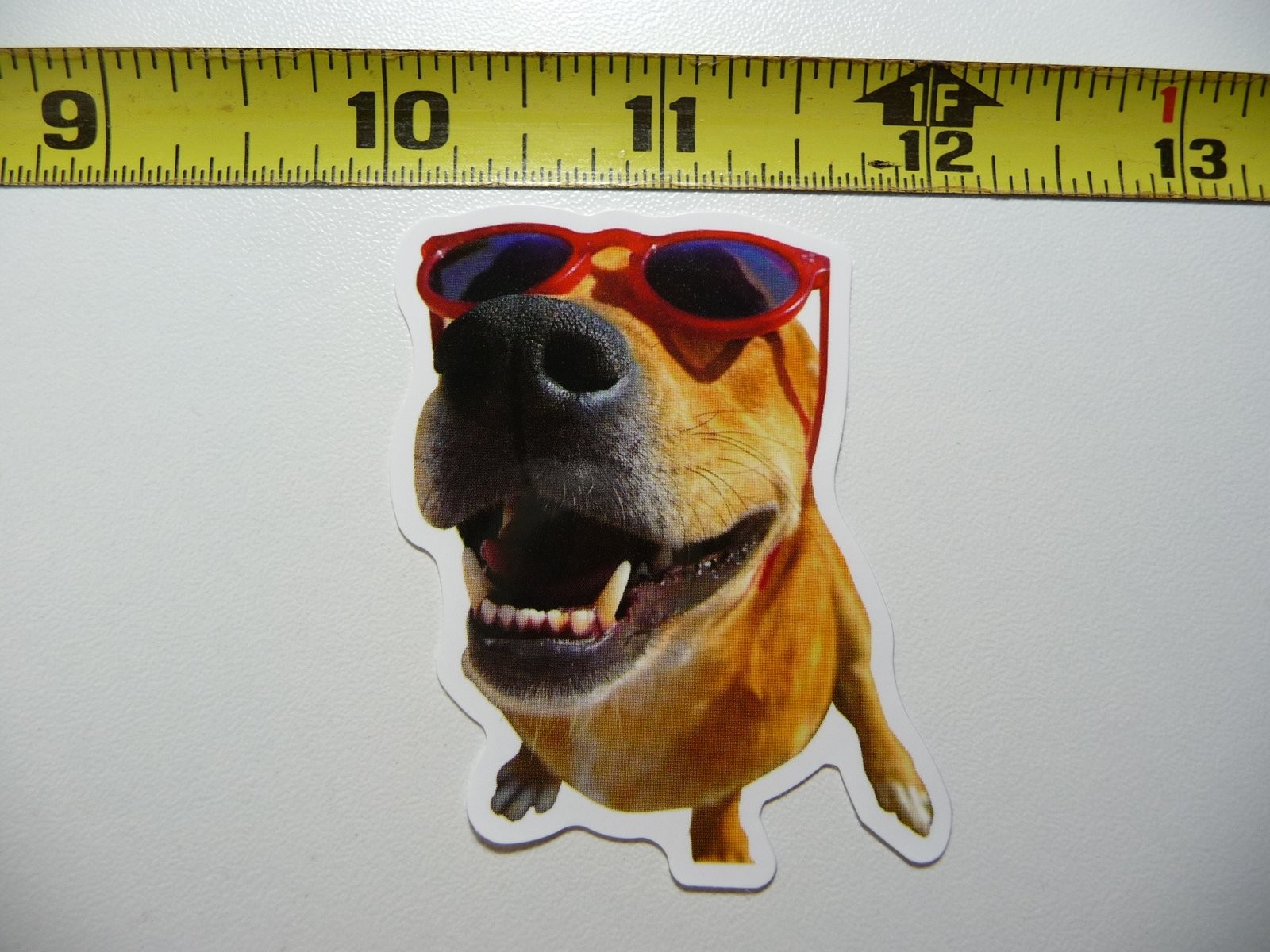 Funny Yellow Labrador Sunglasses Decal Sticker for Pet Lovers