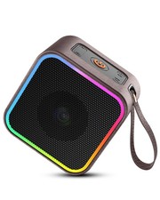 Portable Bluetooth Speaker, Wireless Speakers with LED Lights Built-in Mic Bl...