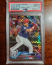 2018 Topps Chrome Update Juan Soto X-FRACTOR RC PSA 10 #/99  Rookie 