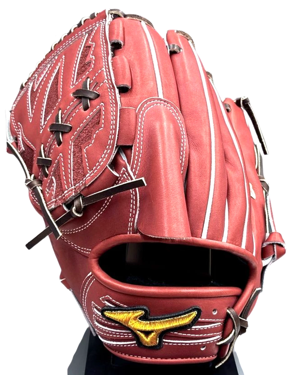 Mizuno Pro Limited Edition HAGA JAPAN LHT Pitcher Glove Rose Brown