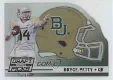 2015 Prizm Collegiate Draft Picks Helmet Die-Cut Bryce Petty #6 Rookie RC 1s8