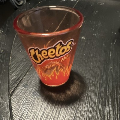 like ''Spencer's Novelty Flamin' Hot Cheetos Shot Glass - 1.5 oz''.