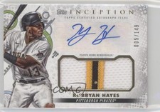 2022 Topps Inception 5/149 Ke'Bryan Hayes #IAP-KH Patch Auto