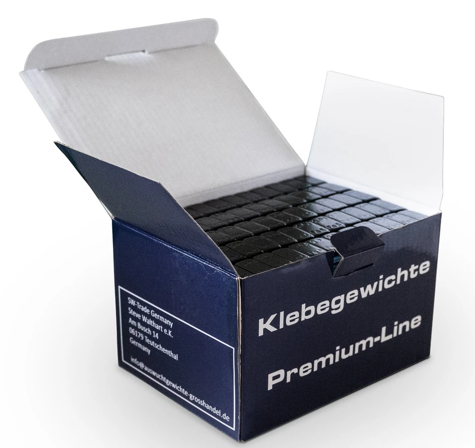 100 Klebegewichte Riegel 6Kg Schwarz Kleberiegel 12x5g Auswuchtgewicht Zink - Bild 2 von 4
