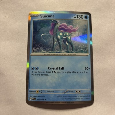 Pokémon Suicune 026/094 Phantasmal Flames Rare Holo
