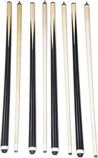 58 Inch Billiard House Cue Sticks 2-Piece Pool Cue Set of 4