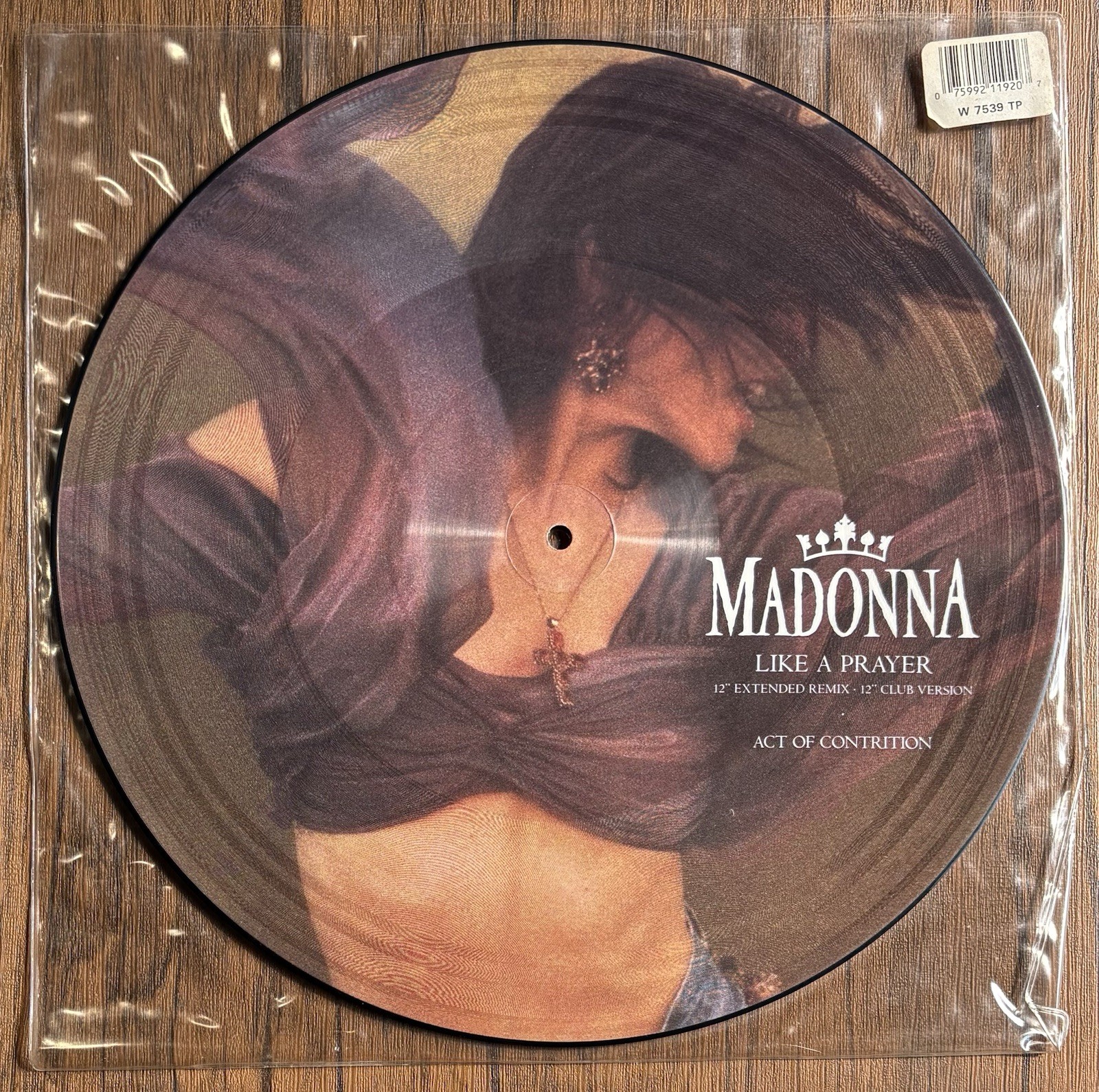 Madonna / Like A Prayer - Vinyl 12” Picture Disc UK 1st Press 1989 W7539TP NM