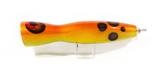 Sale Wood Popper Flatside Floating 210mm 130grams Bubble Gold Glitter (1054