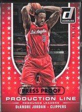 2014-15 Donruss #1 DeAndre Jordan Production Line Press Proofs Blue /99