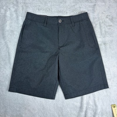 Under Armour Shorts Men 30 Showdown Golf Flat Front Gray Stretch Heathered NEW