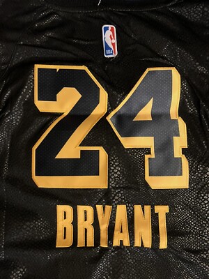 Lakers KOBE BRYANT size 52 Black Mamba Swingman w/scale pattern Gianna 🤍  NWT