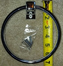 LAND  S END TOWEL RING HOLDER 1204 Holder Sink Bath Hardware Accessory Polished