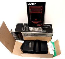Vivitar 28FD Auto-Dedicated Thyristor flash W/Box  Original Paperwork