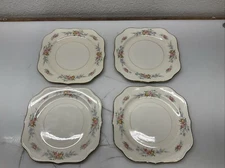 Homer Laughlin Eggshell Nautilus Ferndale Square Salad Plate 8"