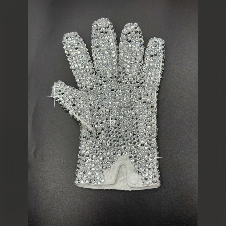 Rare Michael Jackson Handmade Rhinestone Glove for Collection Impersonator - Bild 2 von 4