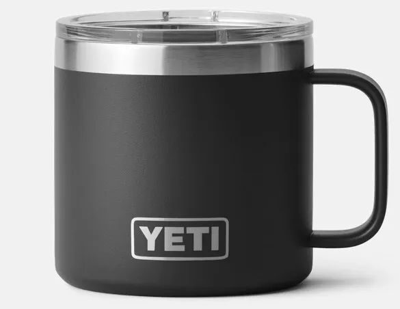 YETI Rambler 14 oz Mug Vacuum Insulated Stainless Mug with Lid
