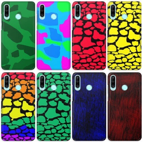 Camouflage Phone Case For Huawei P40/P30 Giraffe Print/Spot/Cow Clear