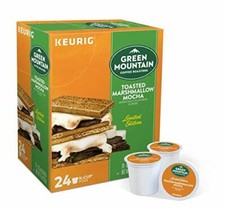 Green Mountain Toasted Marshmallow Mocha Coffee 24 to 144 Keurig K Cups Any Size