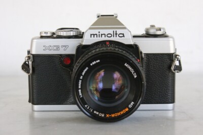 MINOLTA XG 7 Film Camera + MD ROKKOR X 50mm f1.7 Prime Lens | eBay